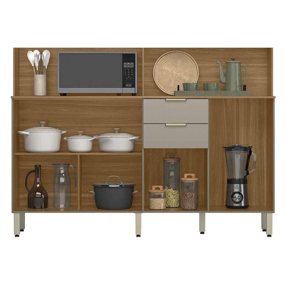 Kit De Cozinha Compacta Pitaya C- 7 Portas E 2 Gavetas 178cm Amendola-nude Prime Tx - Demóbile - 5