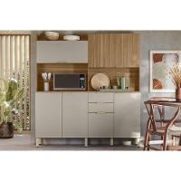 Kit De Cozinha Compacta Pitaya C- 7 Portas E 2 Gavetas 178cm Amendola-nude Prime Tx - Demóbile - 1