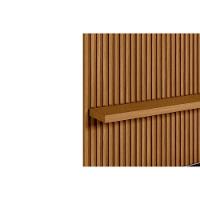 Prateleira De Quarto Modular 1.4 Painel - Parede 136x017 Nature Fosco - Linea Brasil - 5