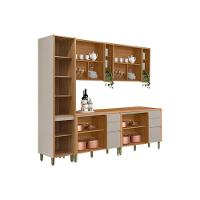 Kit De Cozinha Completa 5 Peças Allure (2aéreos+2balcões+1paneleiro) Cp30 Jequitiba-gris Fosco - Linea Brasil - 3