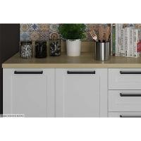 Gabinete De Cozinha Modulado Cz-3300 S- Tampo C- 2 Portas E 3 Gavetas 120cm Branco - Tecno Mobili - 5