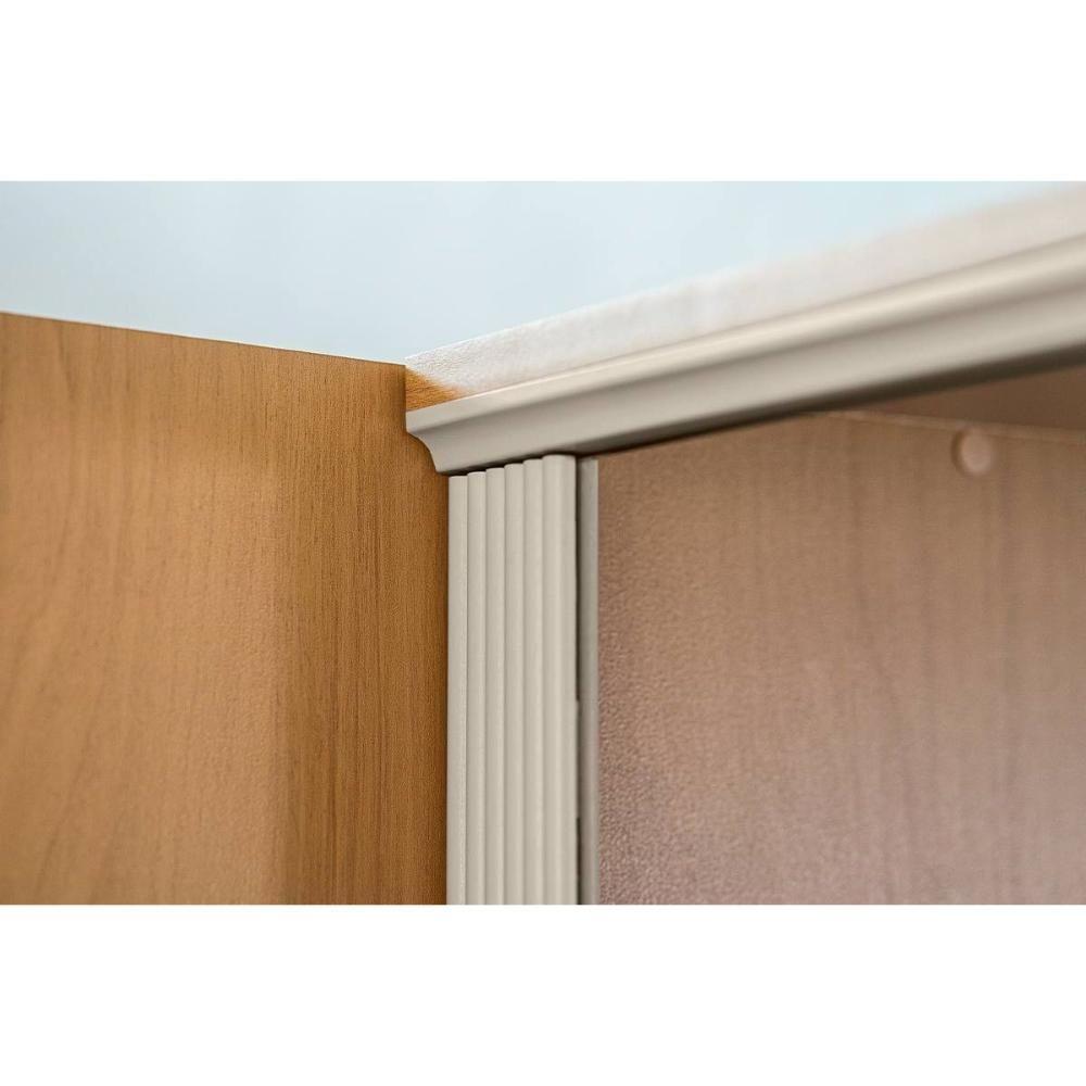 Kit De Cozinha Completa 2 Peças Atena (1balcão+1aéreo) Cp24 Jequitiba-off White Fosco - Linea Brasil - 6