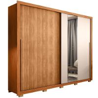 Guarda Roupa Casal 2 Portas 4 Gavetas Imper Marrom Caemmun