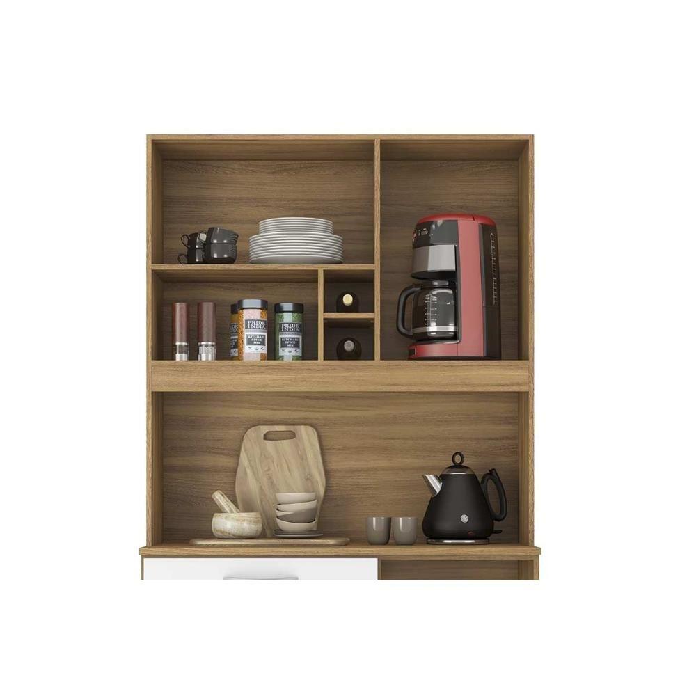 Kit De Cozinha Compacta Malta 4 Portas E 1 Gaveta 91cm Amendola-branco - Demóbile - 3