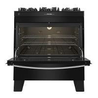 Fogão 5 Bocas Atlas Automático Agile Up Glass Preto Bivolt