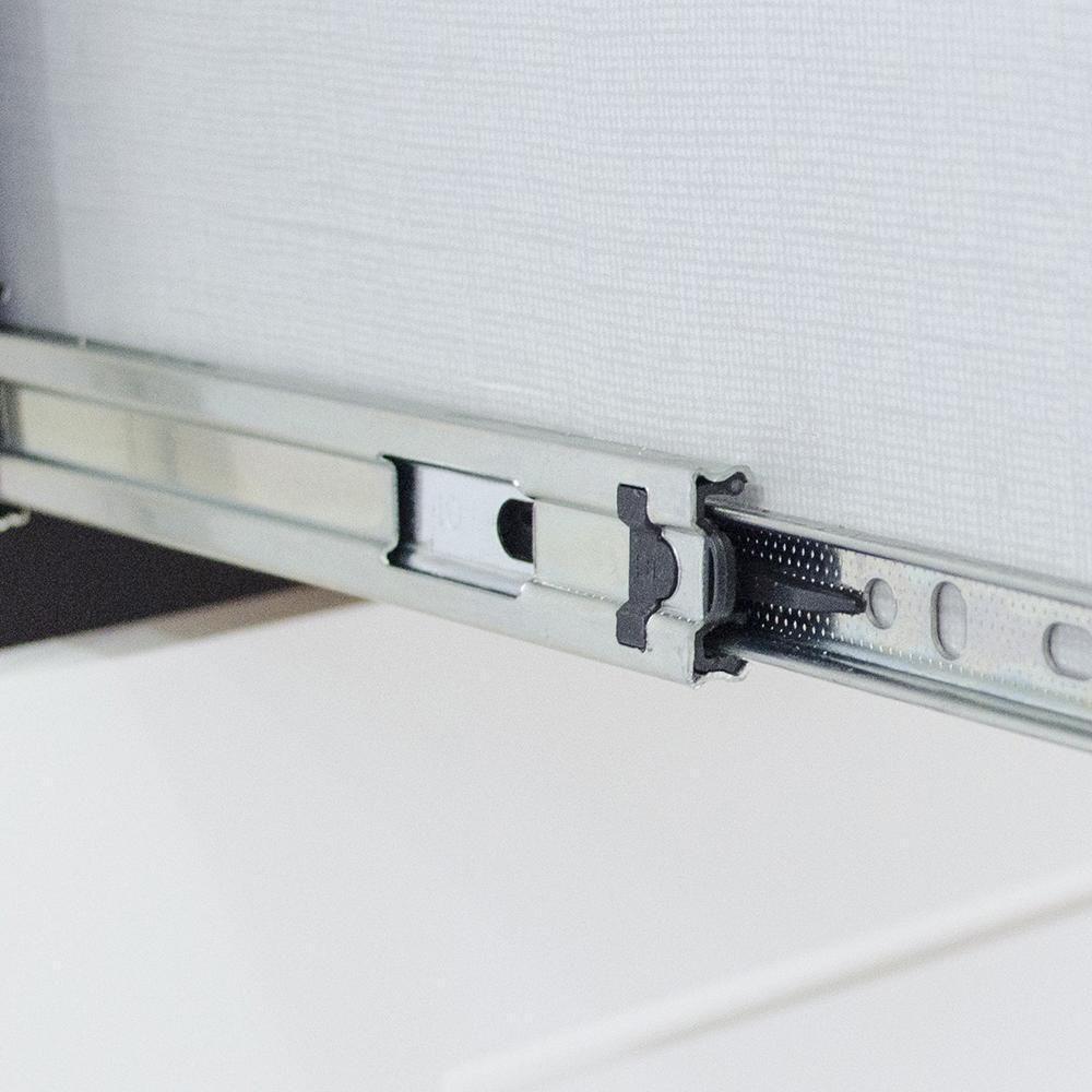 Kit Ilha Gourmet Com Balcões 80cm, 40cm E Porta Toalha Americana Branco - Móveis Henn Branco - 4