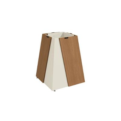 Base Mesa De Jantar Dalia Ba57 Madeirado S- Tampo Canela-off White - Kappesberg