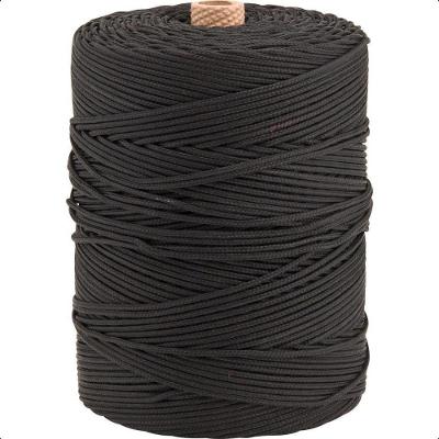 Corda Trançada 3,0mm 1,0kg 277m Preta P Vonder