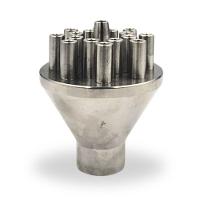 Bico Para Fontes Chafarizes E Lagos Fixo Em Inox Multijatos Rosca Interna De 1" - 1