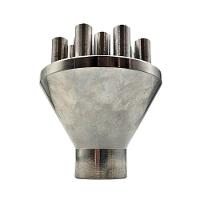 Bico Para Fontes Chafarizes E Lagos Fixo Em Inox Multijatos Rosca Interna De 1" - 3