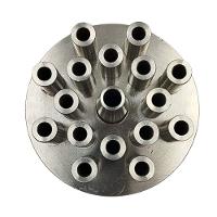 Bico Para Fontes Chafarizes E Lagos Fixo Em Inox Multijatos Rosca Interna De 1"