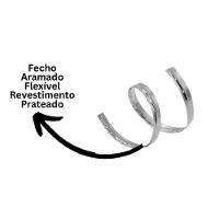 Jogo Fecho Prático Aramado Flexível Prata 100 Unidades 11cm - Magizi - 3