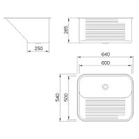Tanque Mekal Ct-60 60x50 Aço Escovado - 4