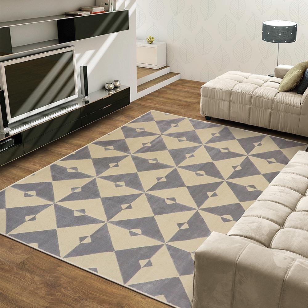 Tapete Lyre Geometrico 150x200 Tapetes São Carlos - 1