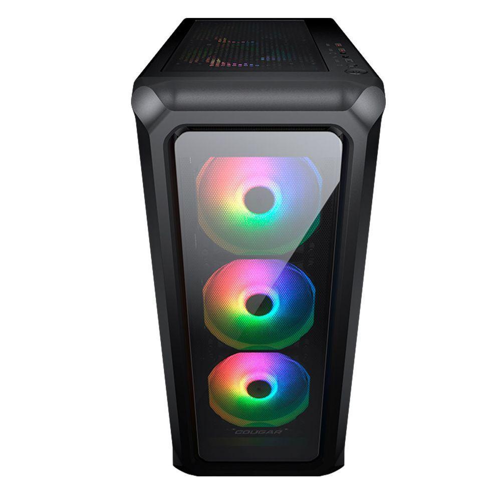 Gabinete Gamer Cougar Archon 2 Rgb, Mid Tower, Vidro Temperado, 3x Fans, Preto - 385cc50.0003 - 4