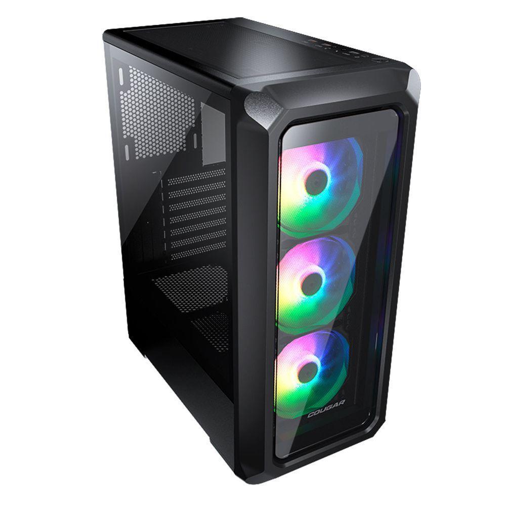 Gabinete Gamer Cougar Archon 2 Rgb, Mid Tower, Vidro Temperado, 3x Fans, Preto - 385cc50.0003 - 5