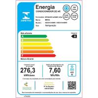 Ar-Condicionado Split Midea 9.000 BTUs Inverter AI Ecomaster Frio 42EZVCA09M5.38EZVCA09M5 220V - 8