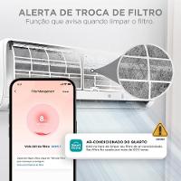 Ar Condicionado Midea Split Hi Wall Inverter Ai Ecomaster 9.000 Btus Quente E Frio R-32 220V - 7