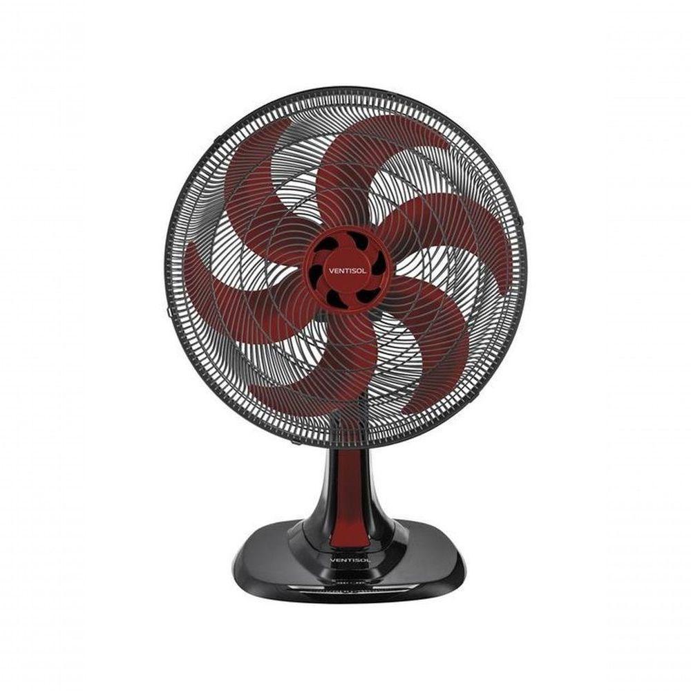Ventilador De Mesa Ventisol Turbo 6 40cm Vermelho 220v - 1