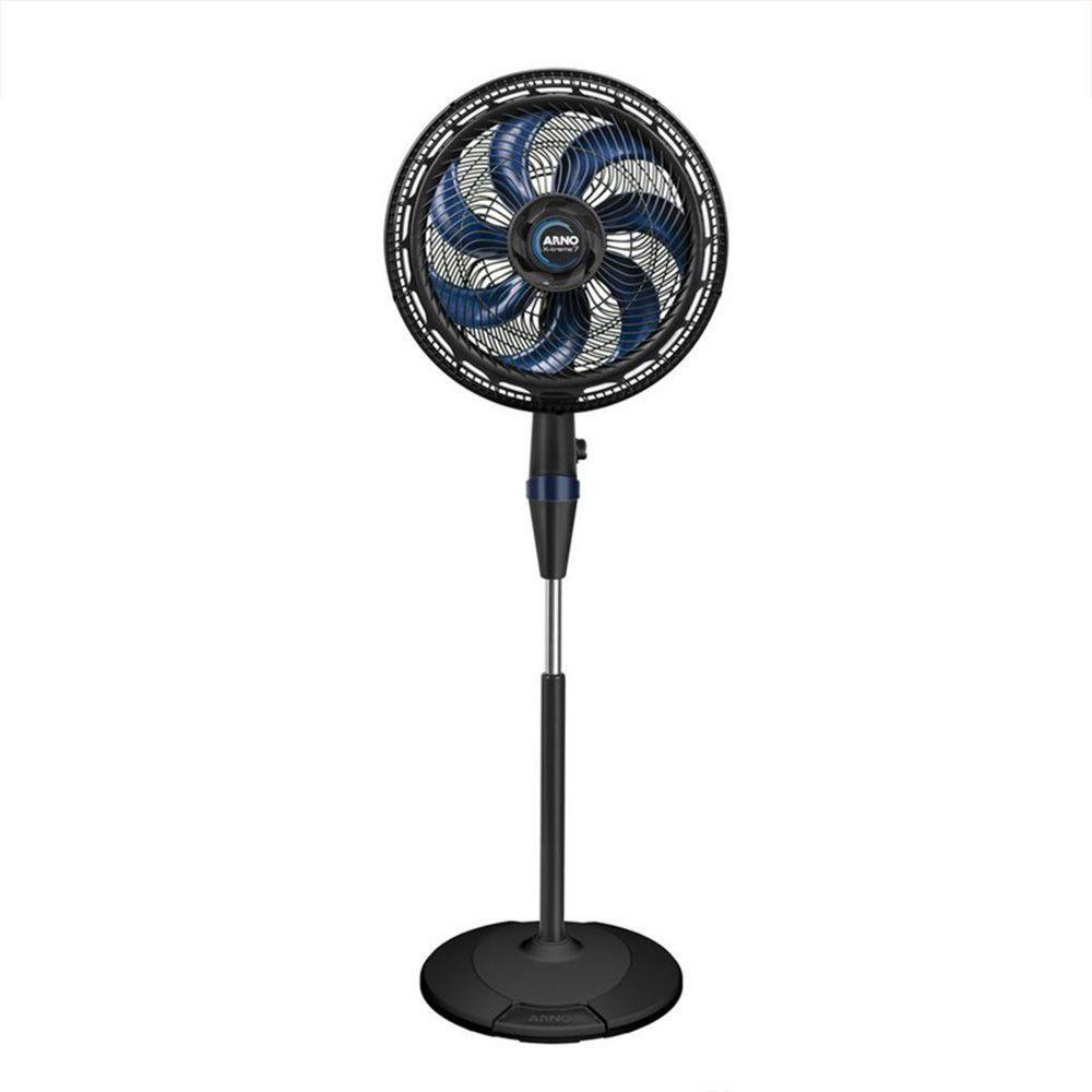 Ventilador De Coluna Arno X-treme 7,40 Cm 7 Pás 150W Preto Com Azul VE7C 110V - 1