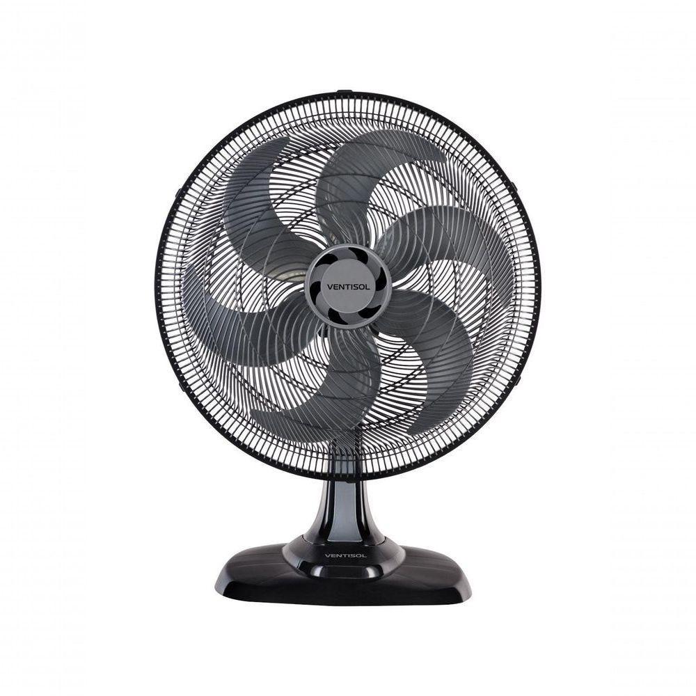 Ventilador Osc Mesa Turbo 6 50cm 6 Pás Preto-Prata 110V - 1