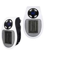 Aquecedor Ambiente Eletrico Tomada Com Controle Remoto E Timer 500w Domestico Portatil Digital 220 - 3