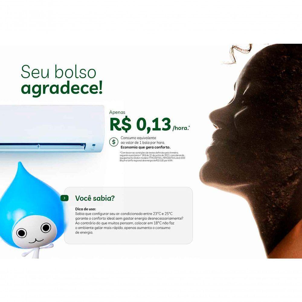 Ar Condicionado Split Hi Wall Full Inverter Daikin 24.000 BTUs R-32 Quente e Frio 220V - 4