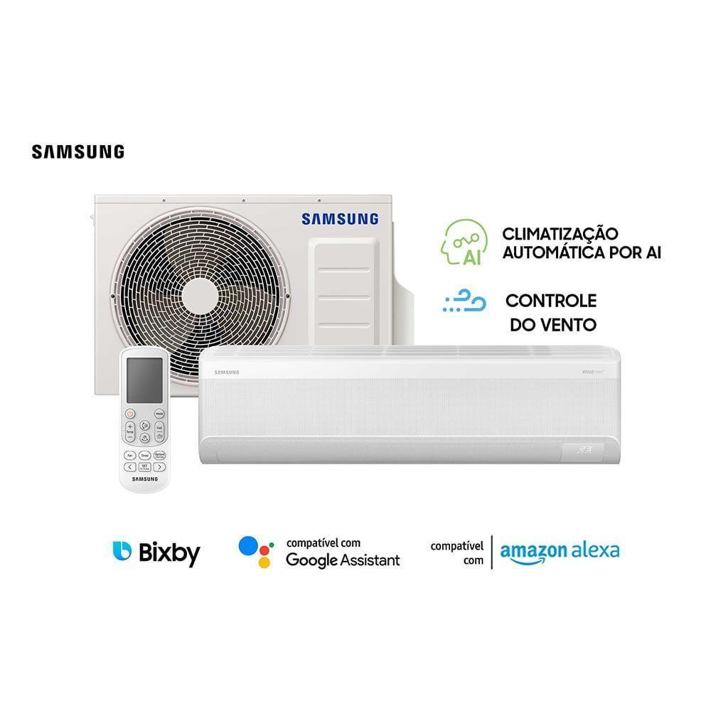 Ar Condicionado Samsung Split Hi Wall Inverter Windfree Connect 24.000 Btus Frio R-32 220V - 2