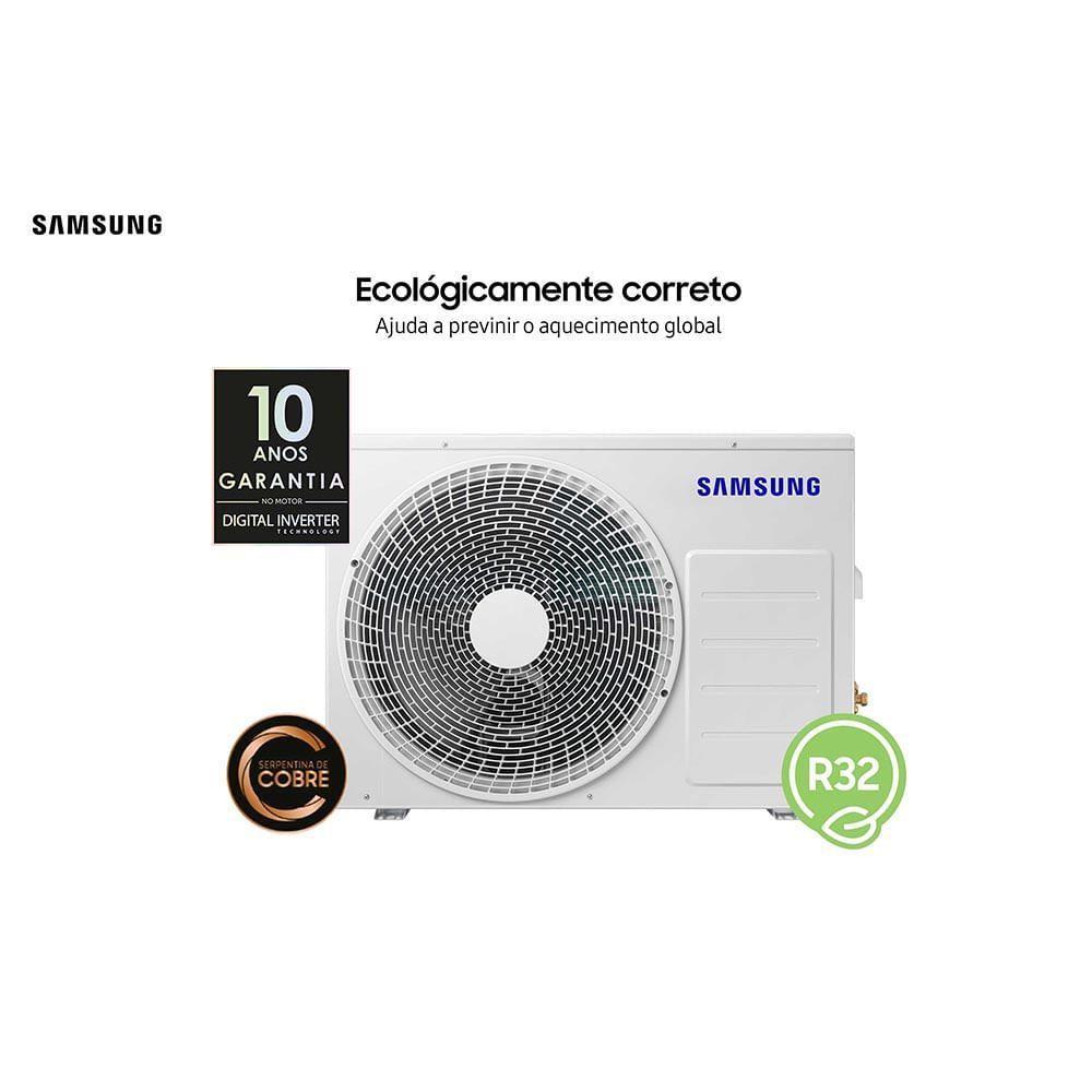 Ar Condicionado Samsung Split Hi Wall Inverter Windfree Connect 24.000 Btus Frio R-32 220V - 7