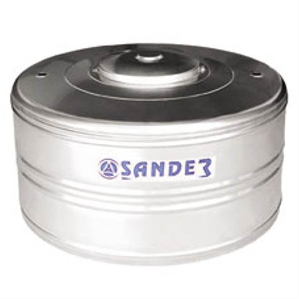 Caixa D' água Em Aço Inox Com Tampa 500 Litros Compacta Funda - Sander Caixa Dagua 500l Aco Inox Compacta Funda Sander - 1
