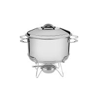 Rechaud Tramontina Solar Aço Inox Com Fogareiro E Tampa 6,1 Litros - 1