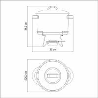 Rechaud Tramontina Solar Aço Inox Com Fogareiro E Tampa 6,1 Litros - 4