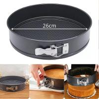 Forma De Bolo E Torta Antiaderente 26 Cm Com Fundo Removível Profissional - 6