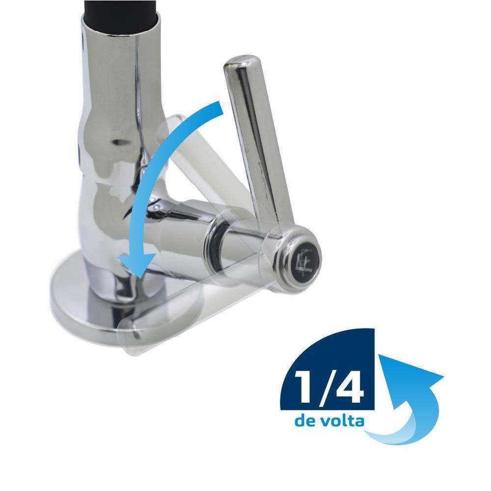 Torneira Cozinha Conic Preto Black C29 Parede 31736 Bognar - 1