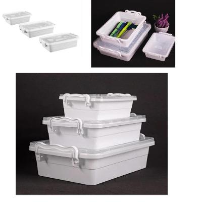 Kit 3 Organizadores De Mesa Escritorio Caixa Organizador Multiuso Estudo Bancada Porta Joias Brinquedos