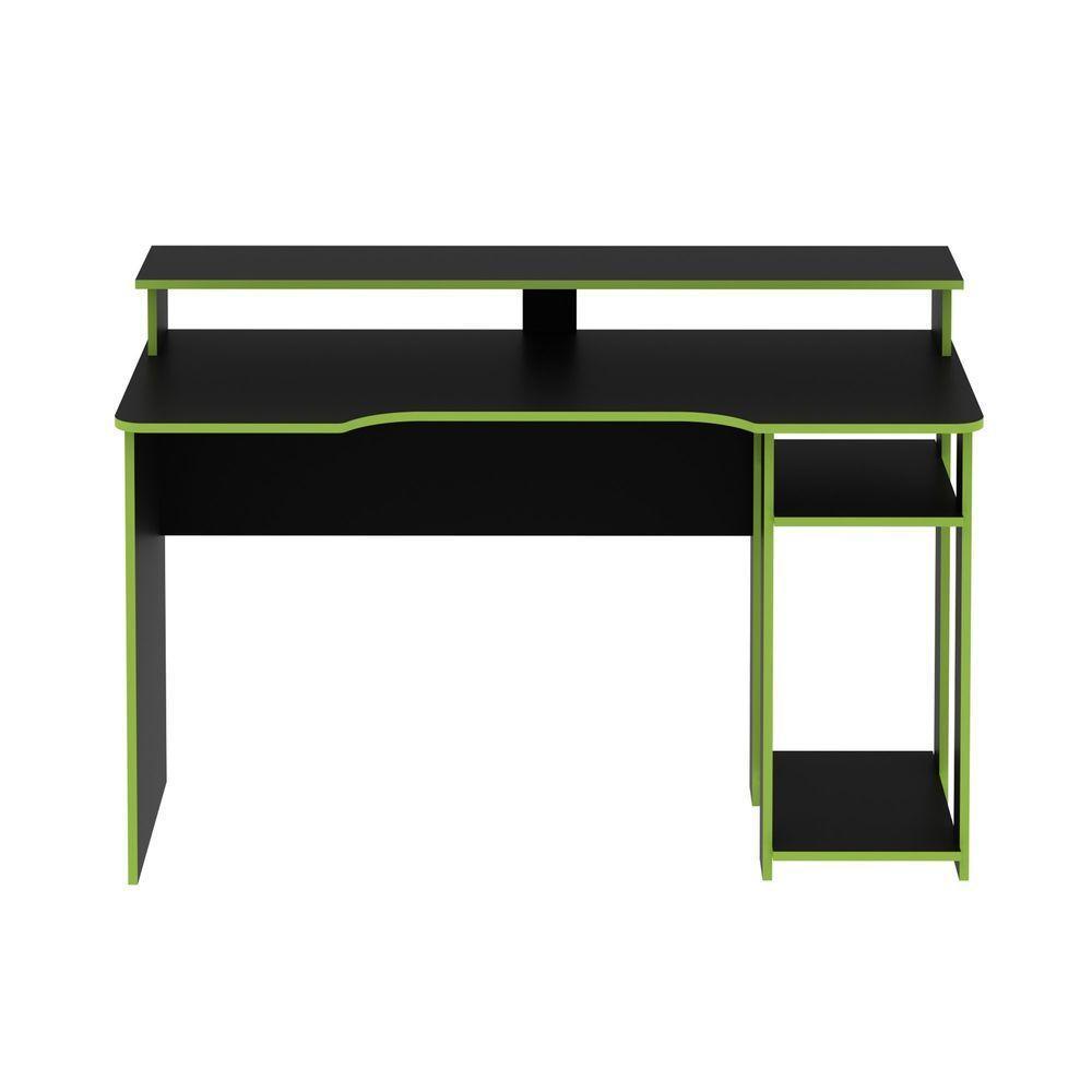 Mesa Gamer Com Porta Cpu 136cm Preto/verde - 4