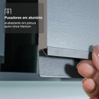 Gabinete Para Banheiro 100cm 1 Porta 3 Gavetas Nice Madesa 04 Cinza - 7