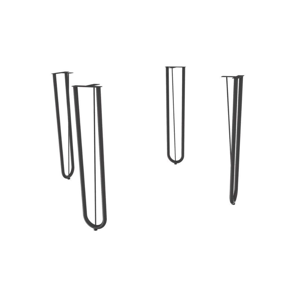 Base Mesa De Jantar Constanza M084 Aço S- Tampo Preto - Kappesberg - 1