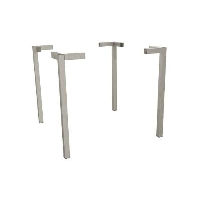 Base Mesa De Jantar Santorini M089 Aço S- Tampo Niquel - Kappesberg