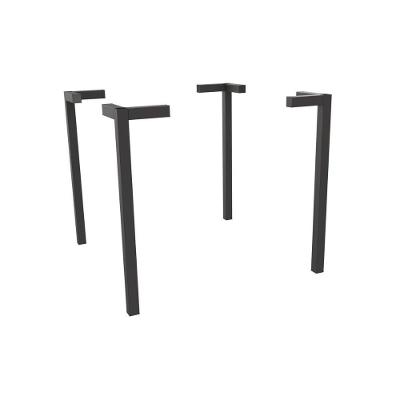 Base Mesa De Jantar Santorini M089 Aço S- Tampo Preto - Kappesberg