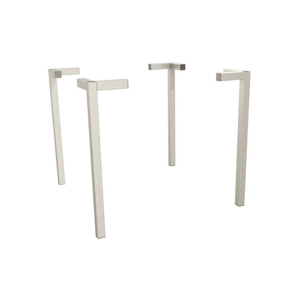 Base Mesa De Jantar Santorini M089 Aço S- Tampo Branco - Kappesberg - 1