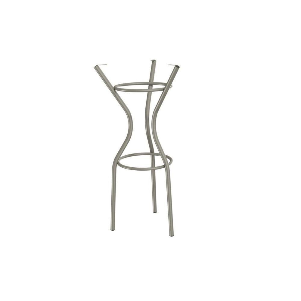 Base Mesa De Jantar Bistro Dublin M087 Aço S- Tampo Niquel - Kappesberg - 1