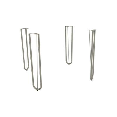 Base Mesa De Jantar Constanza M084 Aço S- Tampo Niquel - Kappesberg