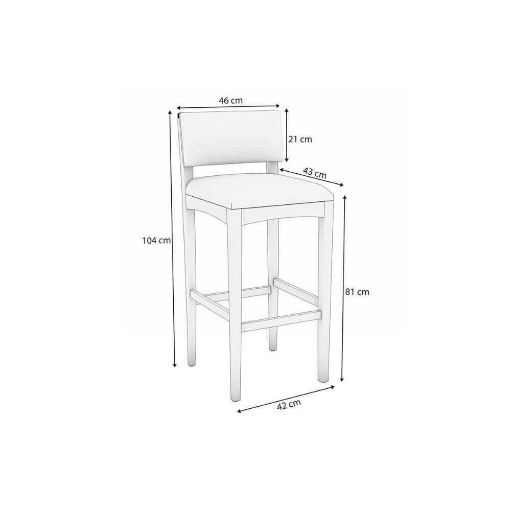 Banqueta Sala De Jantar Noa Madeira Maciça 1bmm008ca 1un Carvalho-boucle Grafite - Kappesberg - 5