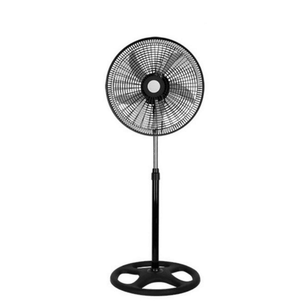 Ventilador De Chão Pedestal Premium 60w Grade De 50 Cm Preto 110V - 1