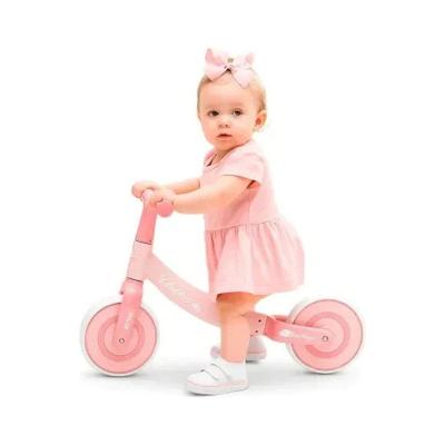 Bicicleta De Equilíbrio Infantil Sem Pedal Rosa