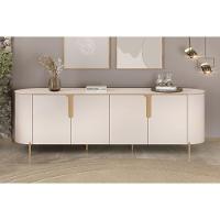 Buffet De Sala Jantar Cleo C- 4 Portas Off White - Dj Móveis - 1