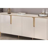 Buffet De Sala Jantar Cleo C- 4 Portas Off White - Dj Móveis - 8