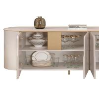 Buffet De Sala Jantar Cleo C- 4 Portas Off White - Dj Móveis - 10