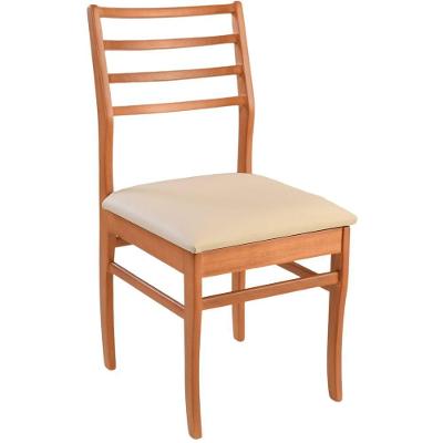 Cadeira Dubai Madeira Maciça Sala Jantar Amêndoa